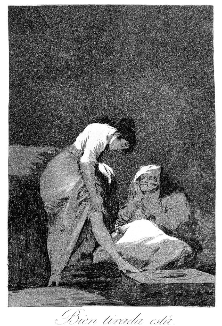 Güzelce gerilmiş, 1799 by Francisco de Goya