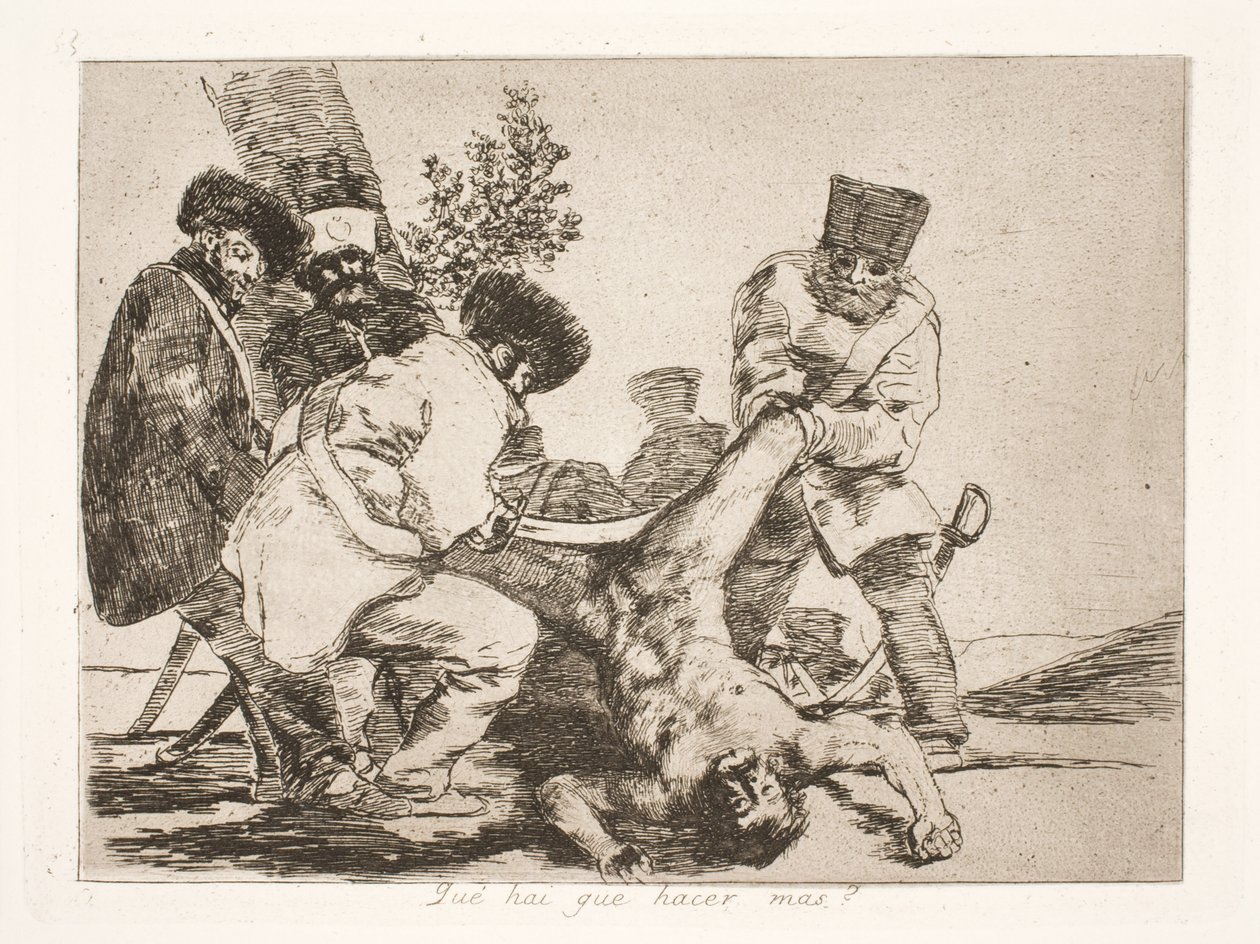 Daha fazlasını yapabilir misin? (33) by Francisco de Goya