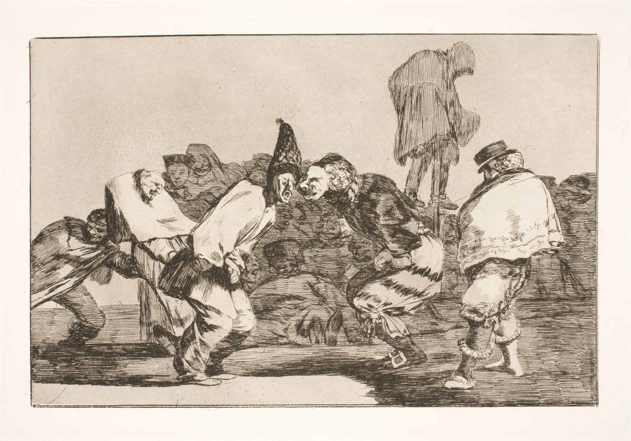 Karnavalın çılgınlığı (İyi eğlenceler karnaval, çünkü yarın küller olacak) by Francisco de Goya