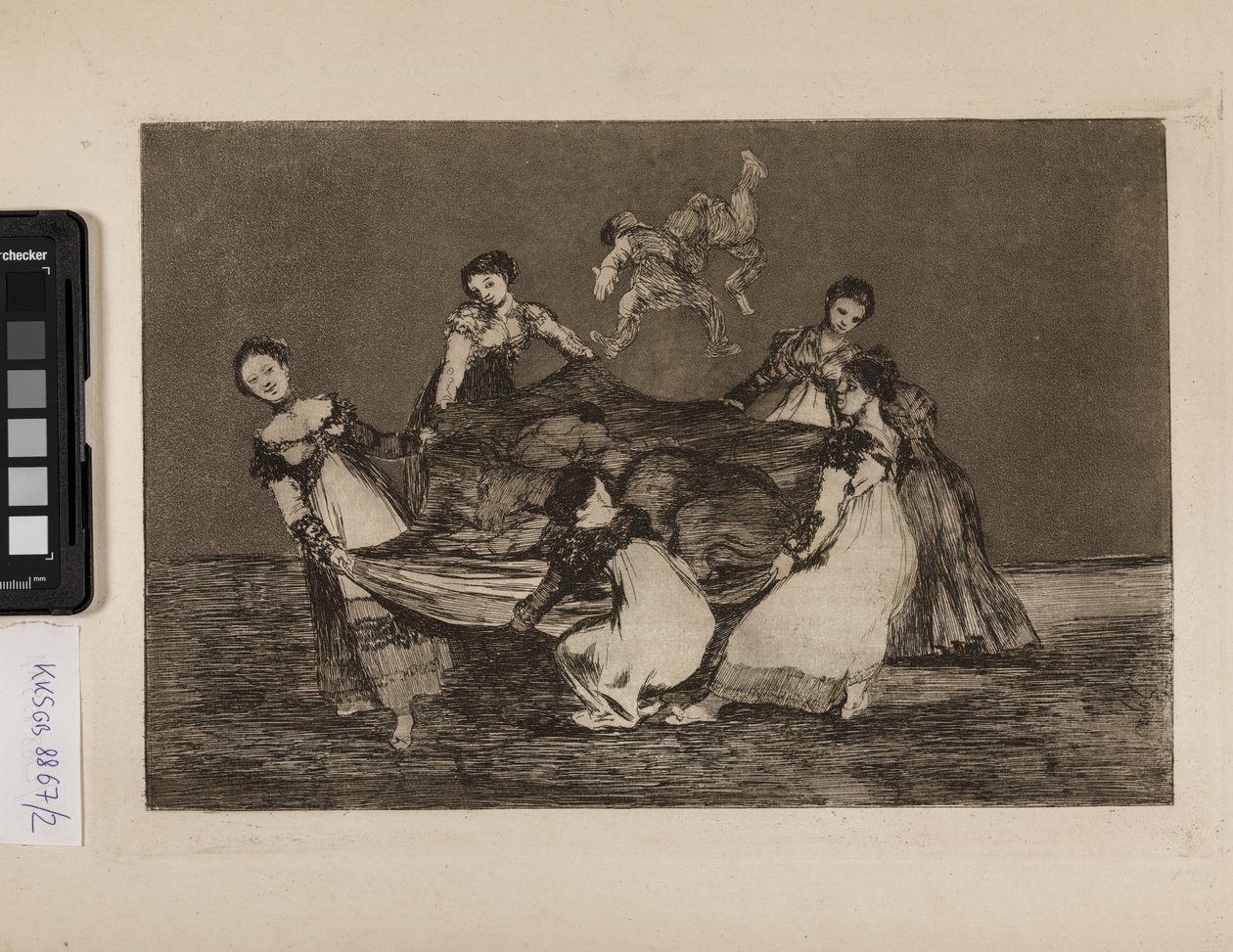 Kadın aptallığı (Eşekten daha ağır) by Francisco de Goya
