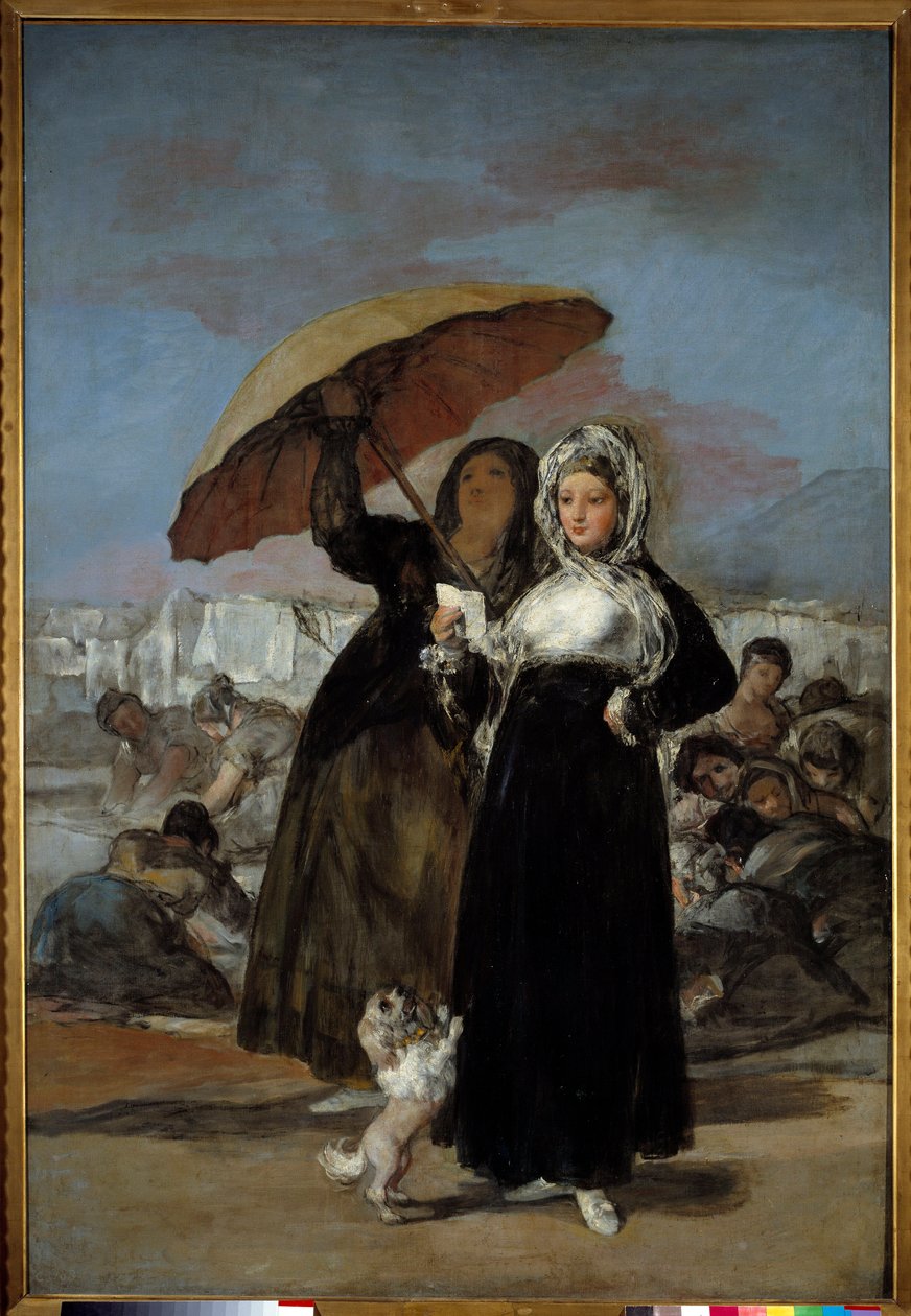 Mektup veya genç resim Francisco de Goya (1746-1828) 1814 Güneş. 1.81x1.25 m Lille, Güzel Sanatlar Müzesi by Francisco de Goya