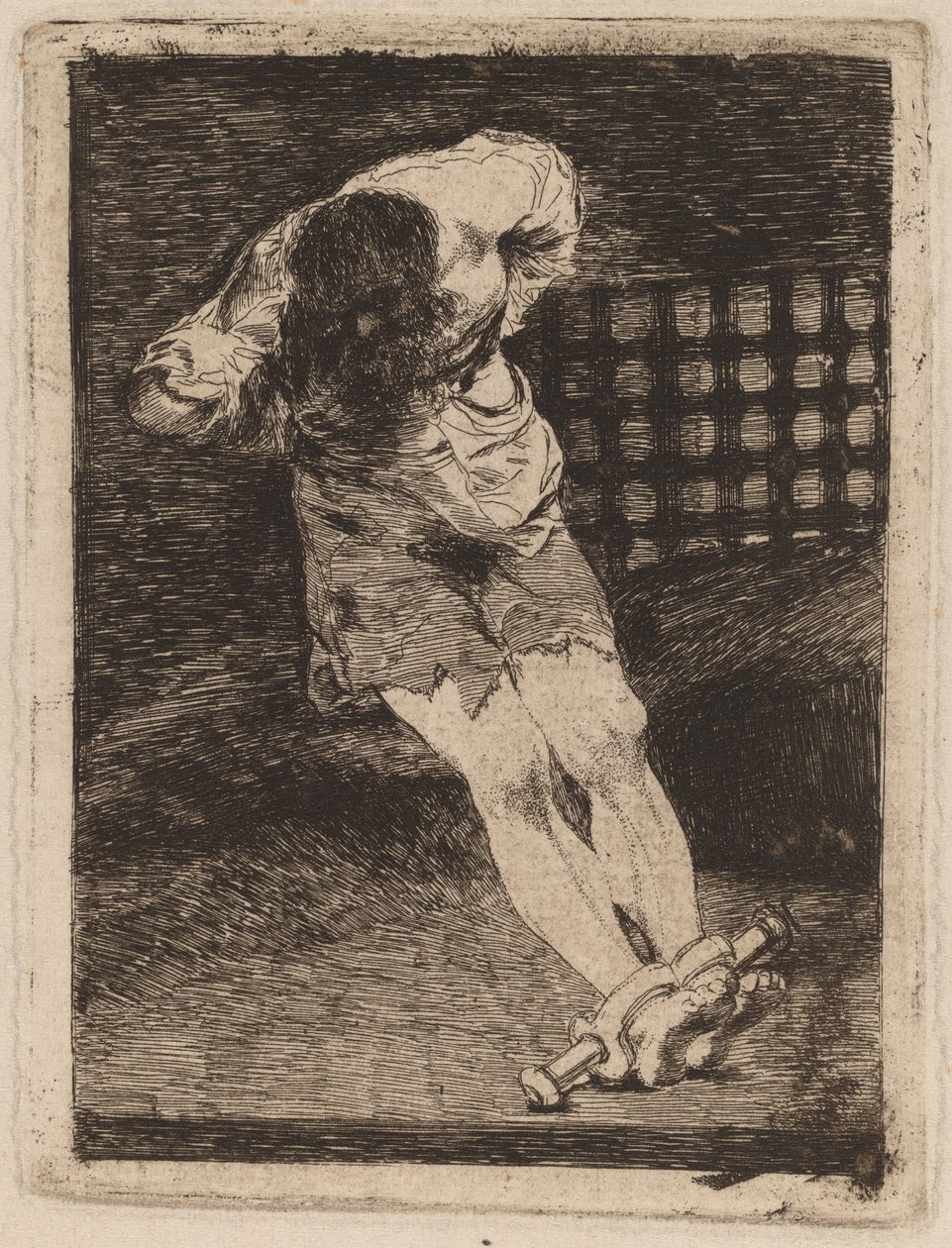 Mahpusun güvenliği eziyet gerektirmez (Suçlunun Velayeti İşkence Gerektirmez by Francisco de Goya