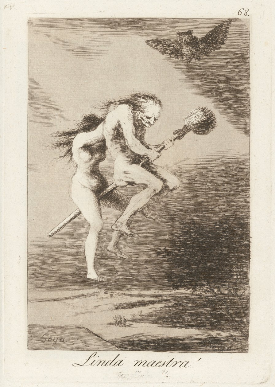 Linda usta! (Güzel Öğretmen!) by Francisco de Goya