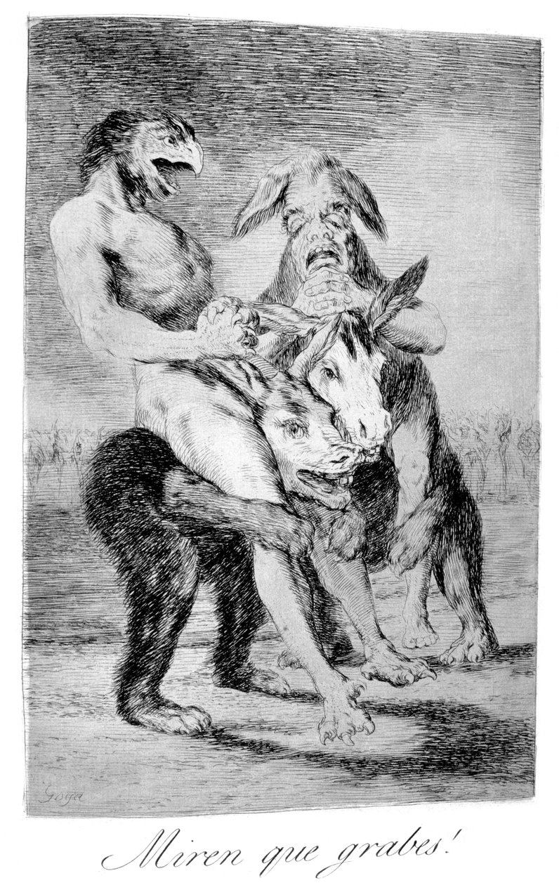 Bakın ne kadar ciddiler!, 1799 by Francisco de Goya