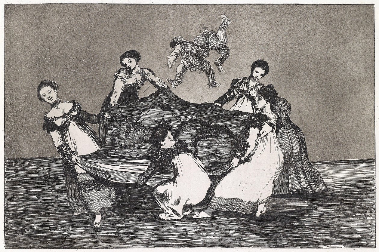 Atasözleri), baskı by Francisco de Goya