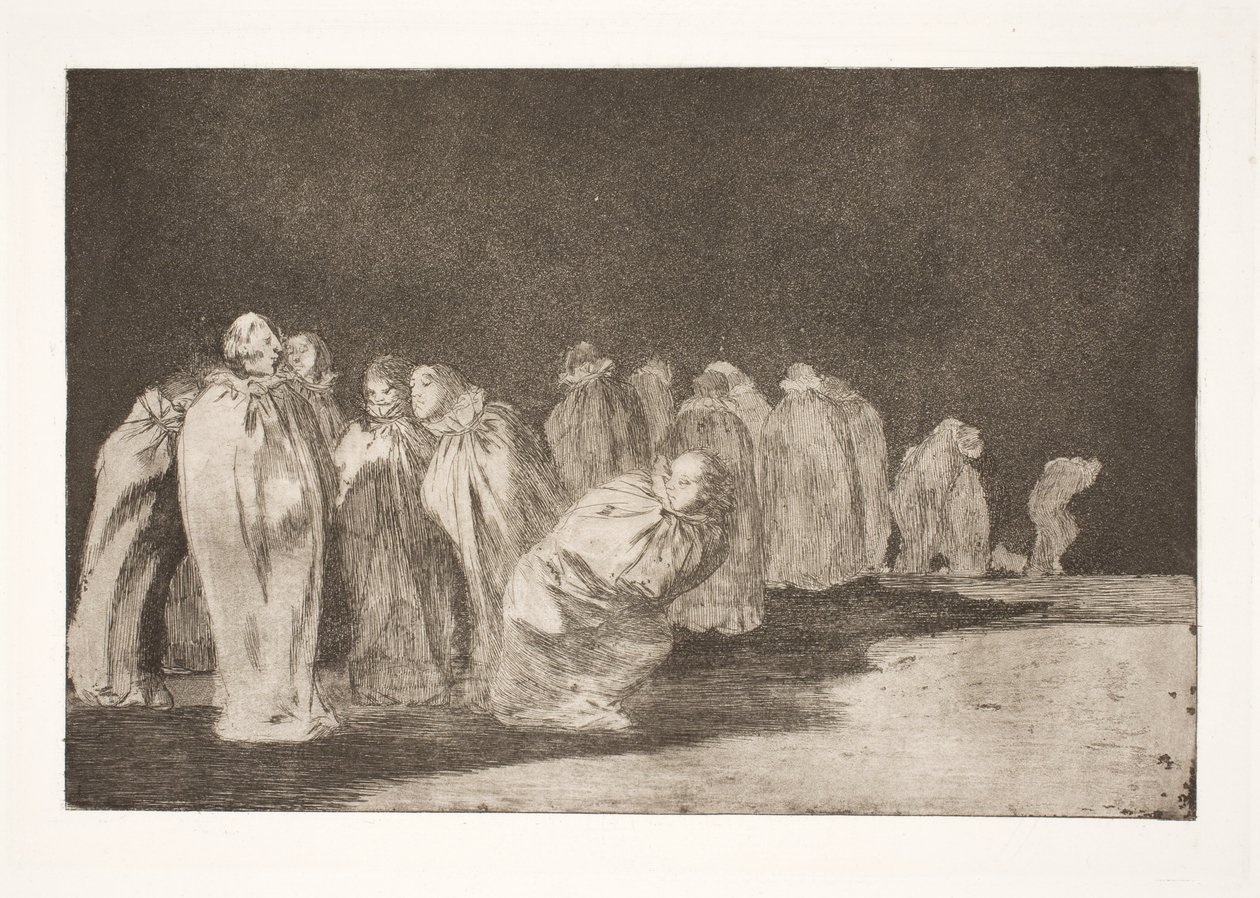 Çuvaldaki adamlar (Çulun altında bir şey saklanıyor / bir adamı kıyafetlerine göre yargılayamazsınız) by Francisco de Goya