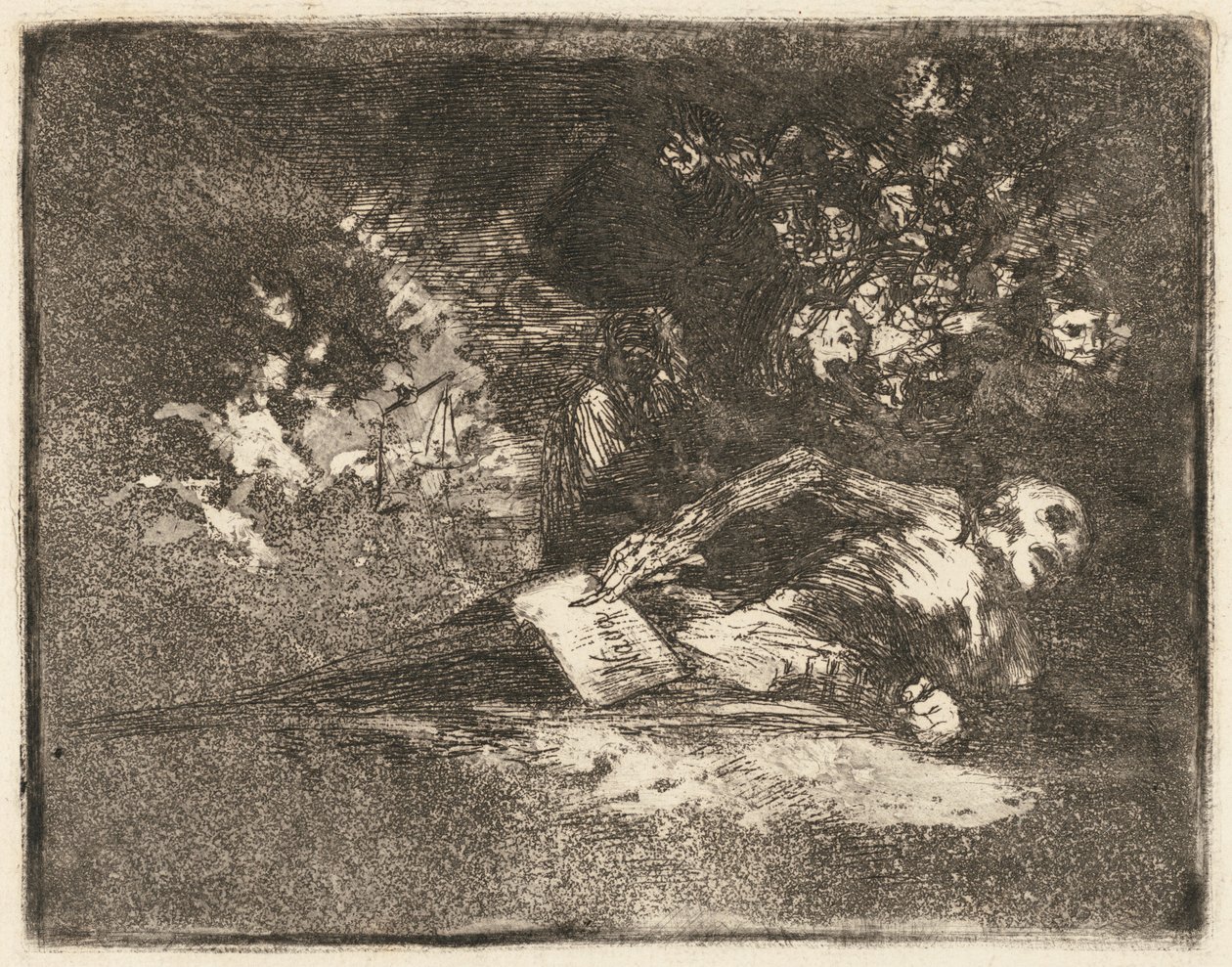 Nada (Hiçbir şey) by Francisco de Goya