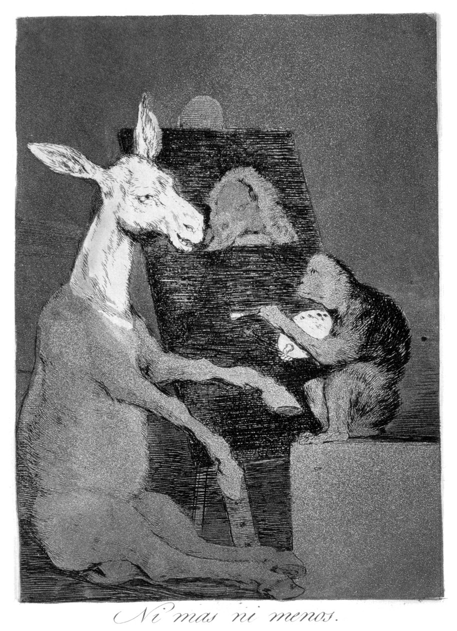 Ne fazla ne de az, 1799 by Francisco de Goya