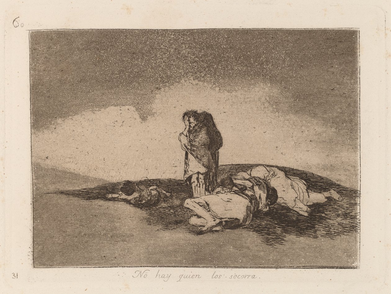 Hay Quien Los Socorra Yok (Onlara Kimse Yardım Edemez) by Francisco de Goya