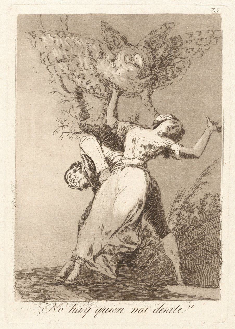 Bizi çözecek kimse yok mu? (Bizi Kimse Çözemez mi?) by Francisco de Goya