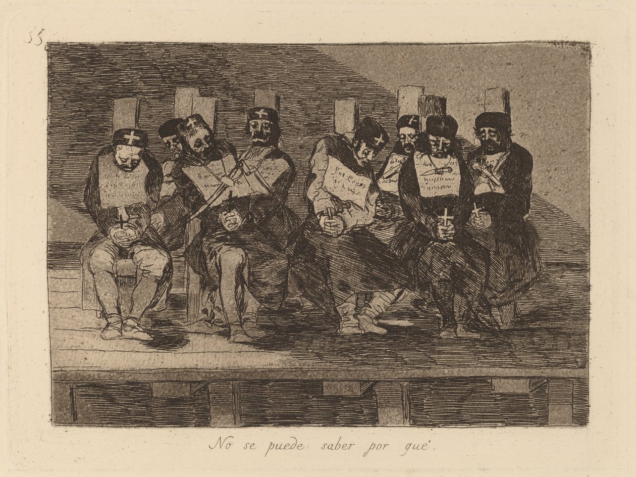 Nedenini söyleyemem (Biri Nedenini Söyleyemez) by Francisco de Goya
