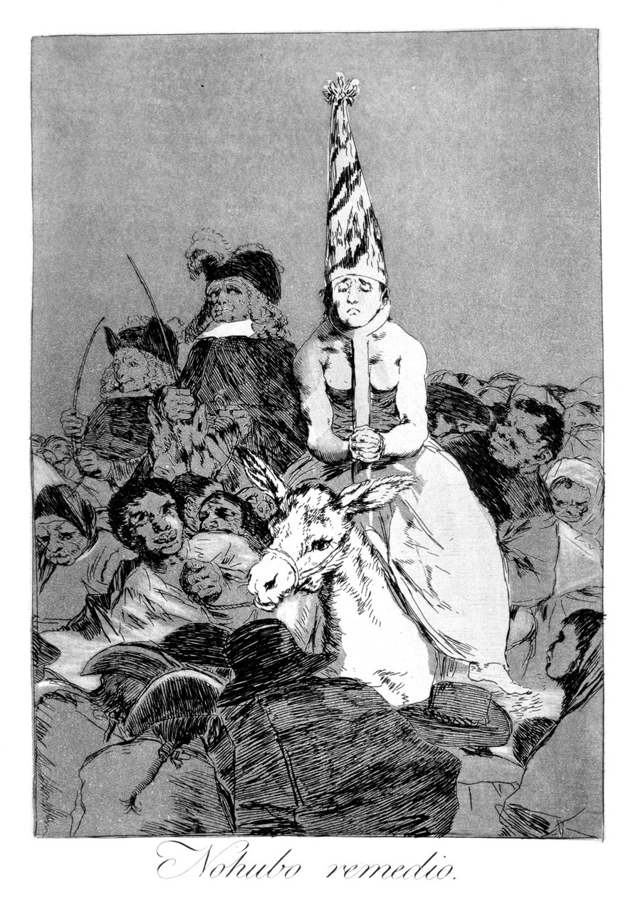 Bu konuda hiçbir şey yapılamaz, 1799 by Francisco de Goya