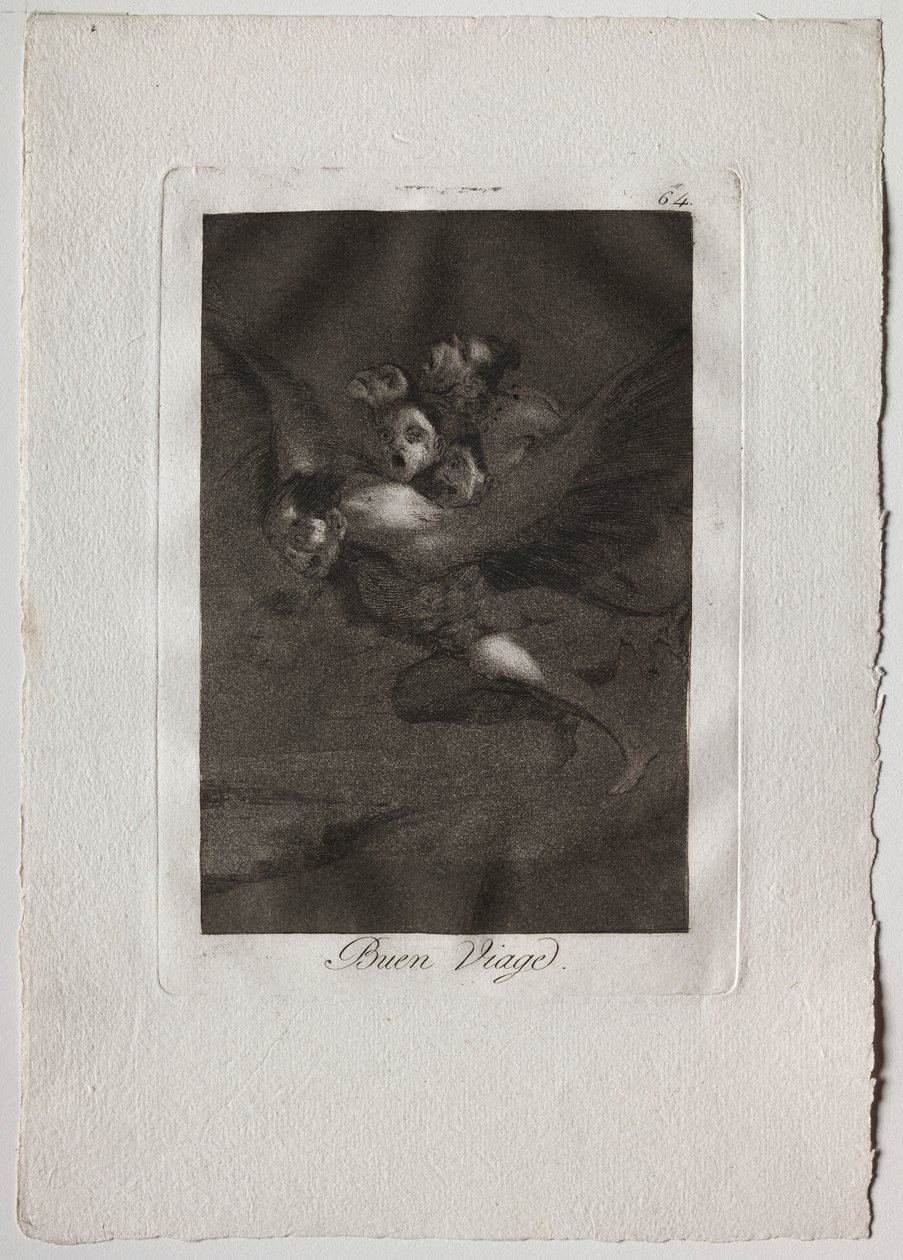 Seksen Kapris: İyi Yolculuklar, 1793-1798. by Francisco de Goya