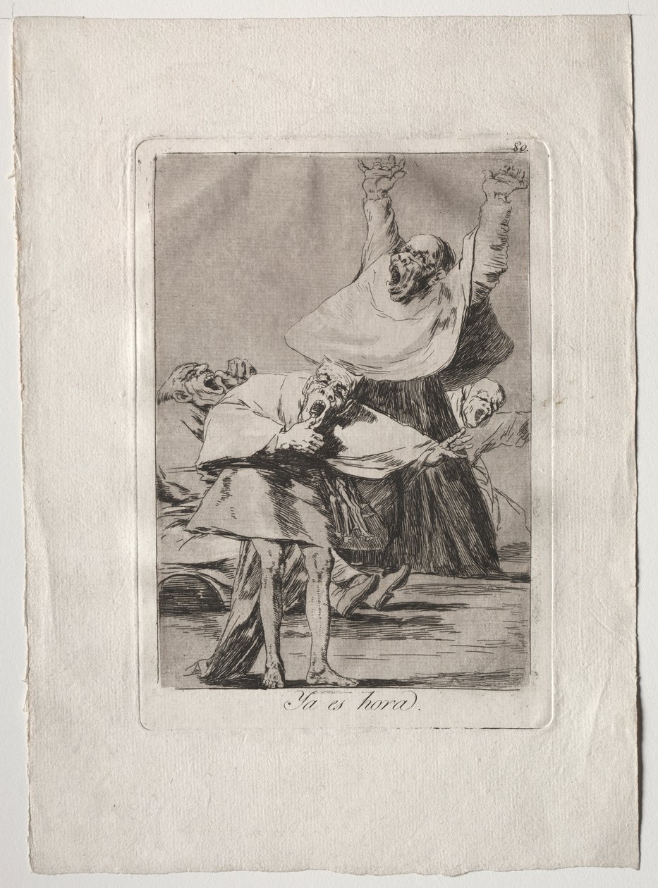Ochenta Caprichos: Zamanı Geldi by Francisco de Goya