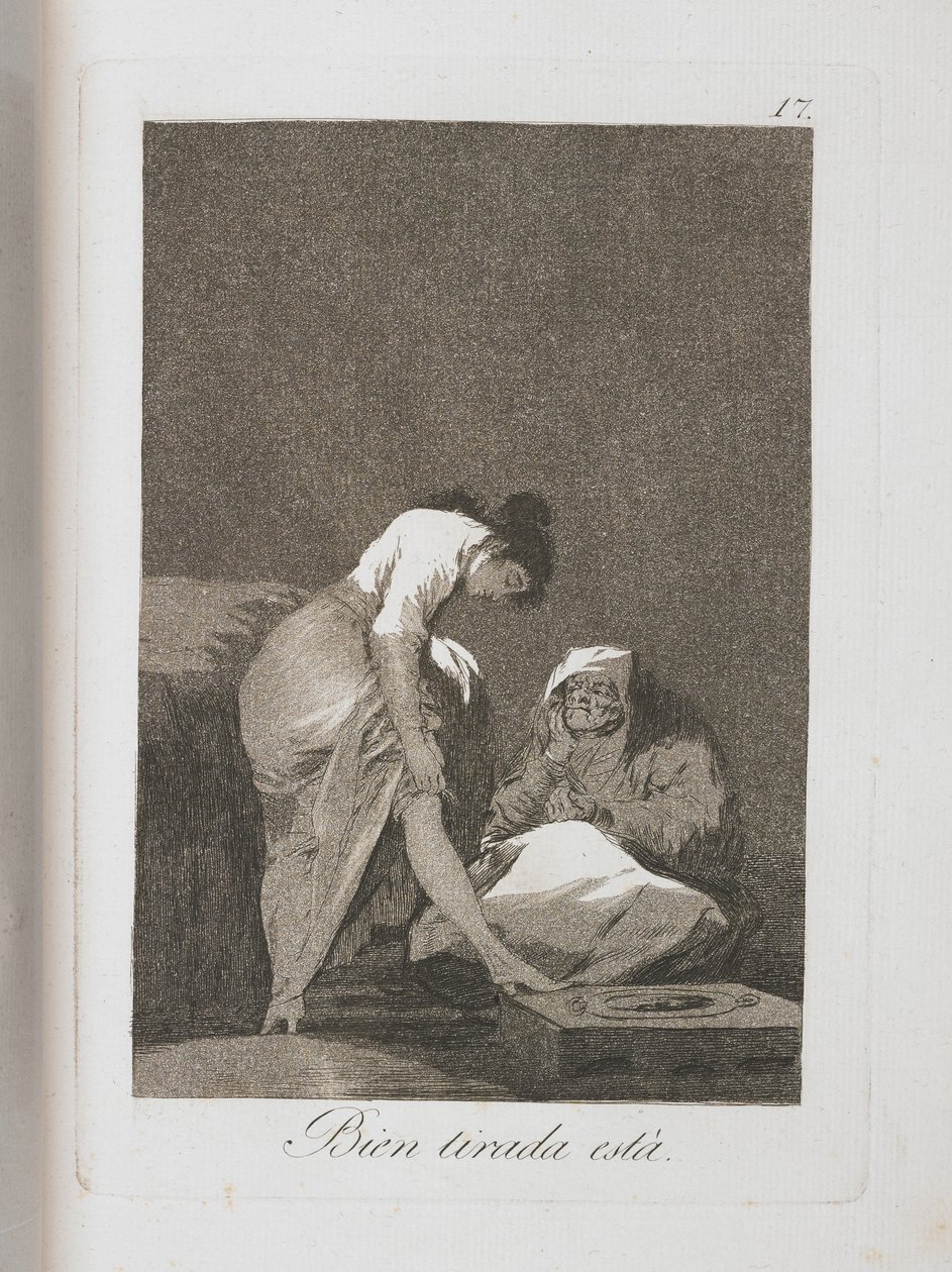 Los Caprichos'tan Plaka, 1797-1798 by Francisco de Goya
