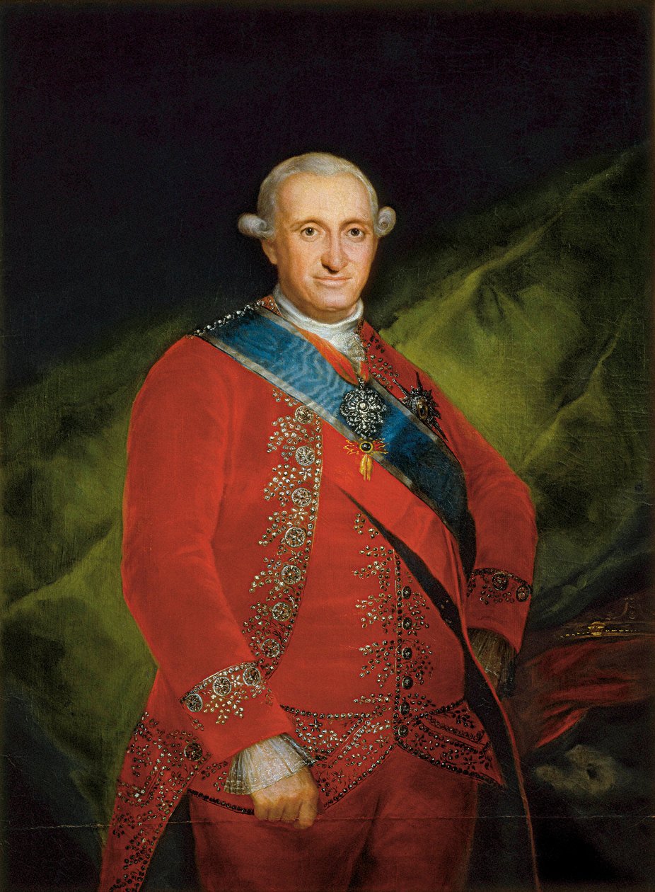 Bourbon'lu IV. Charles'ın portresi, c.1789 (tuval üzerine yağlı boya) by Francisco de Goya