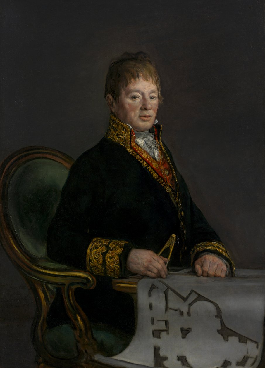 Don Juan Antonio Cuervo'nun Portresi by Francisco de Goya