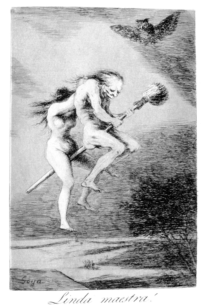 Güzel öğretmen!, 1799 by Francisco de Goya