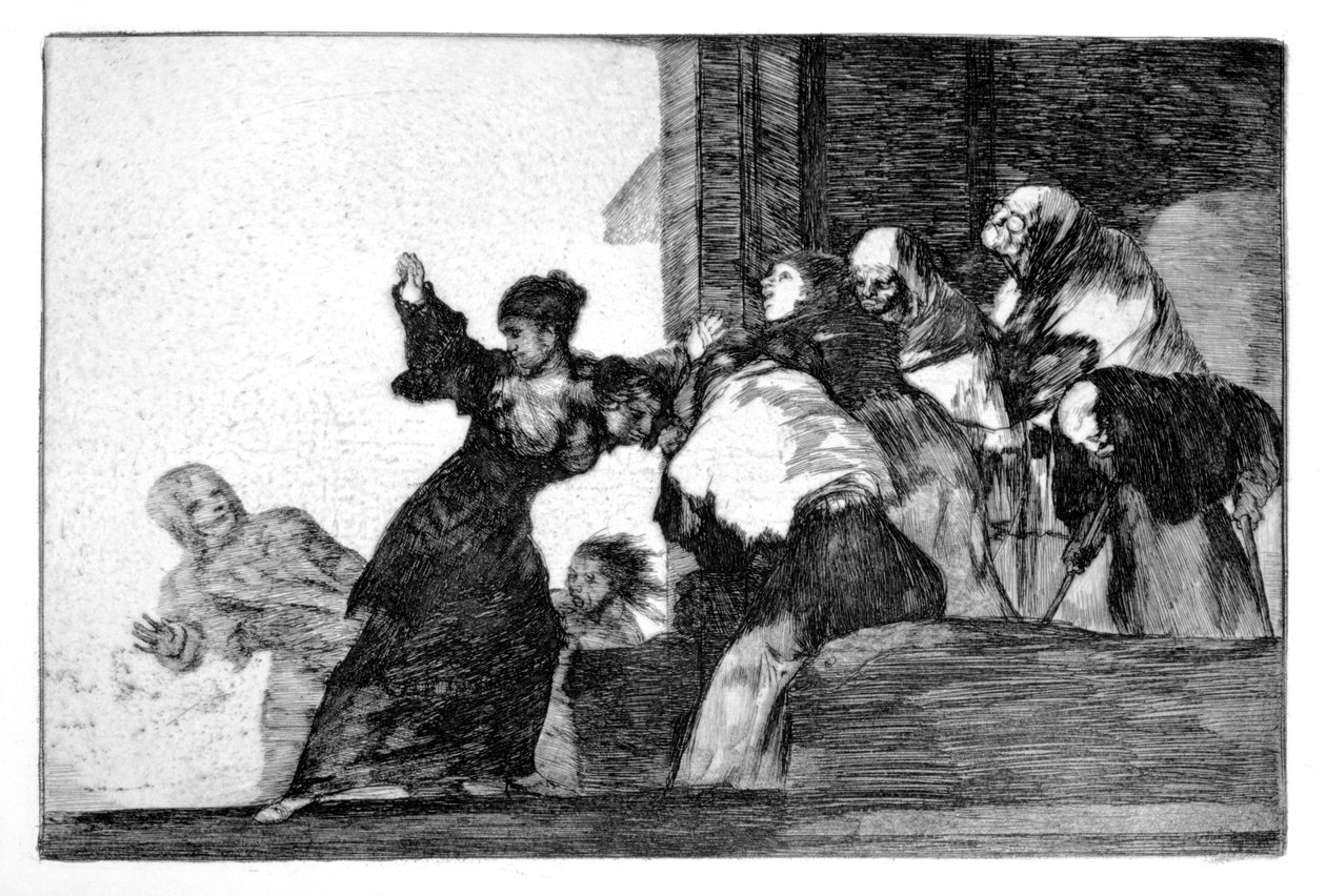 Fakirlerin bilmecesi, 1819-1823 by Francisco de Goya