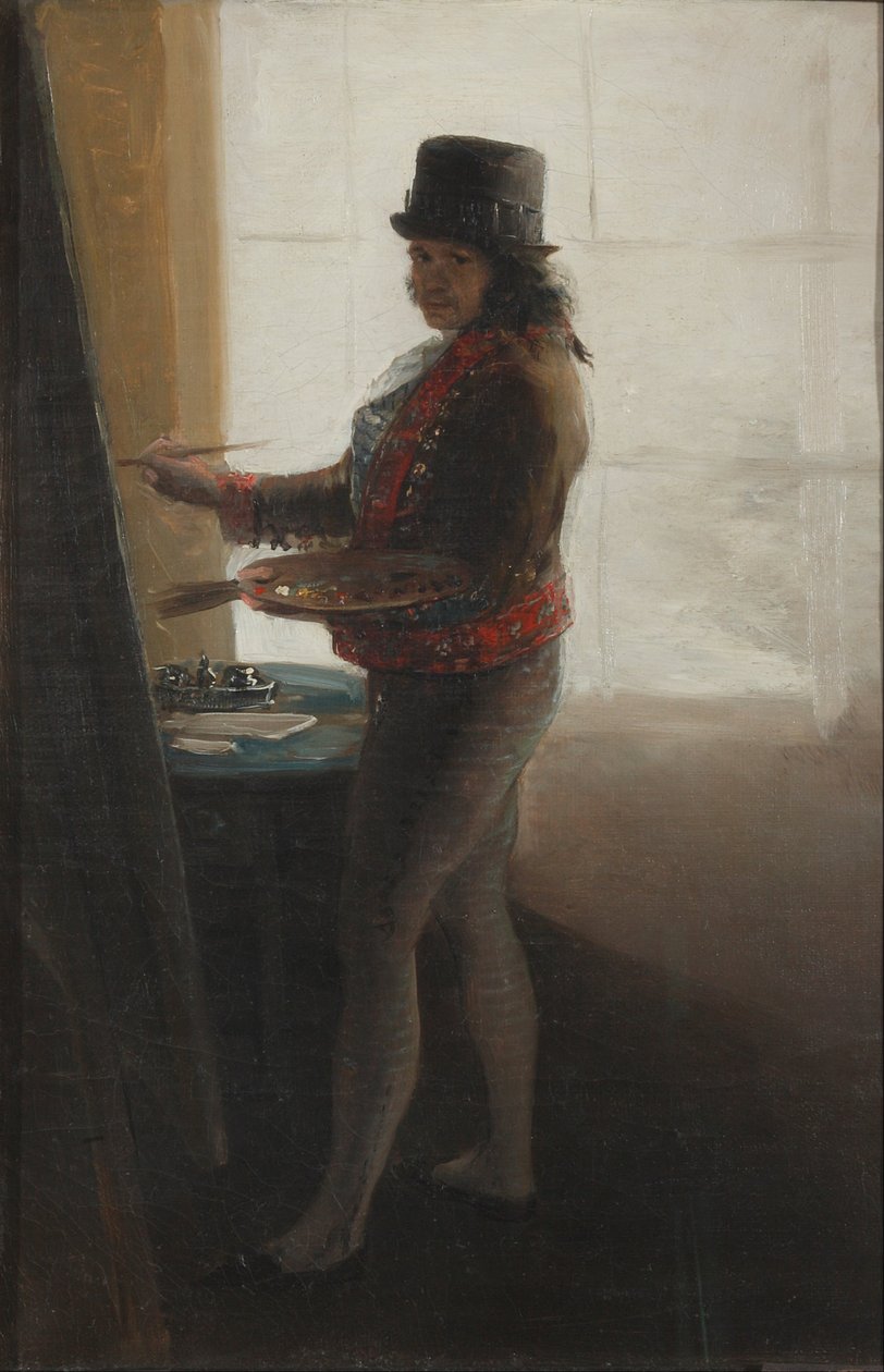 Stüdyoda Otoportre by Francisco de Goya