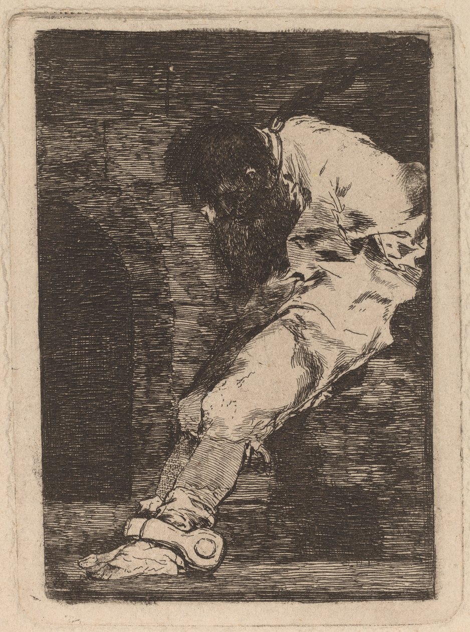 Suçlu suçlu. muera presto (Suçluysa Çabuk Ölsün) by Francisco de Goya