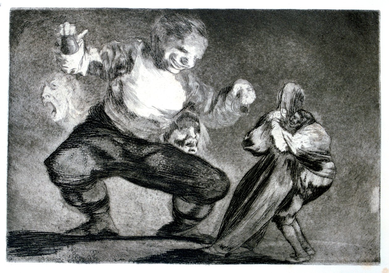 Simpleton, 1819-1823 by Francisco de Goya