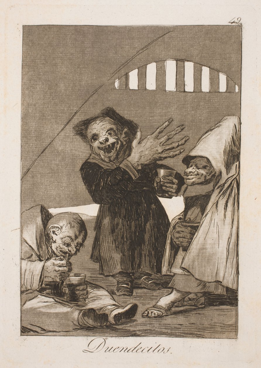 küçük troller by Francisco de Goya