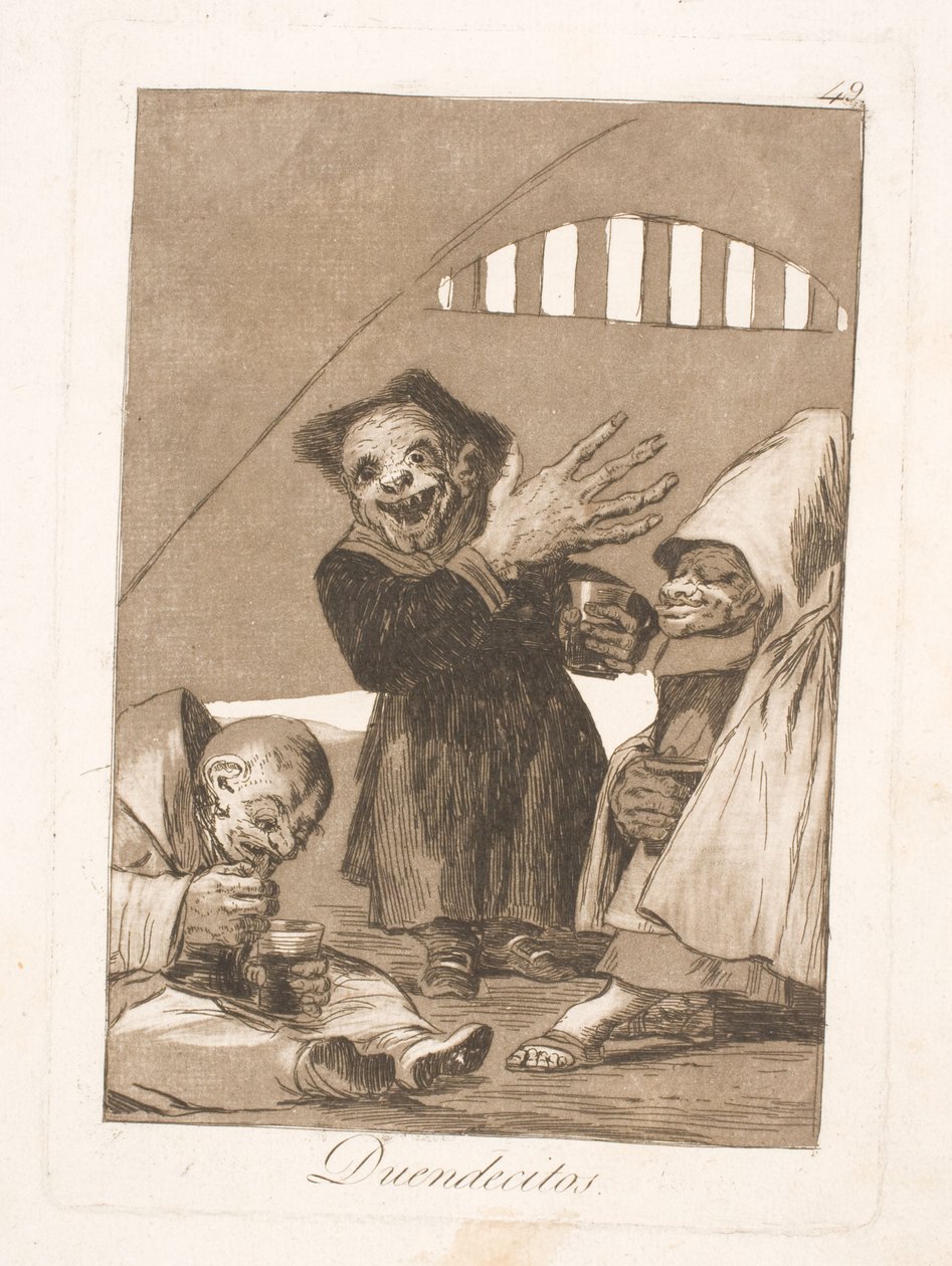küçük troller by Francisco de Goya