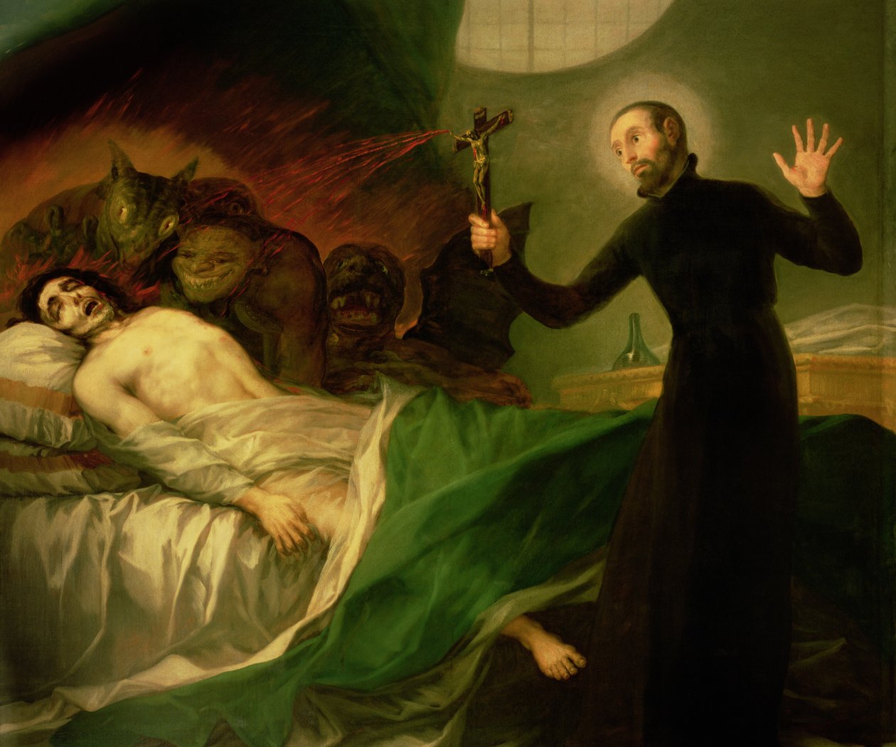 Francis Borgia (1510-72) Ölmekte Olan Bir Impenitent