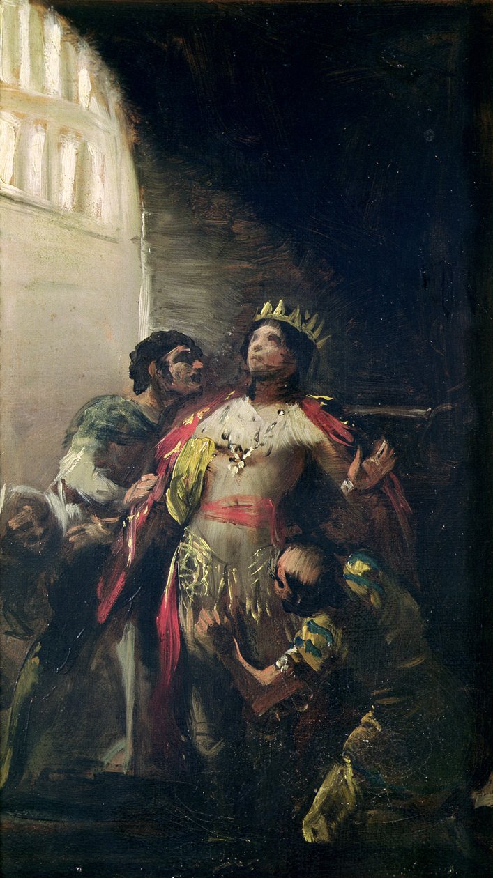 St. Hermengild (d.585) Hapishanede, c.1799 by Francisco de Goya