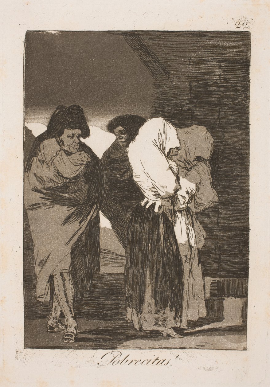 Zavallı kızlar by Francisco de Goya