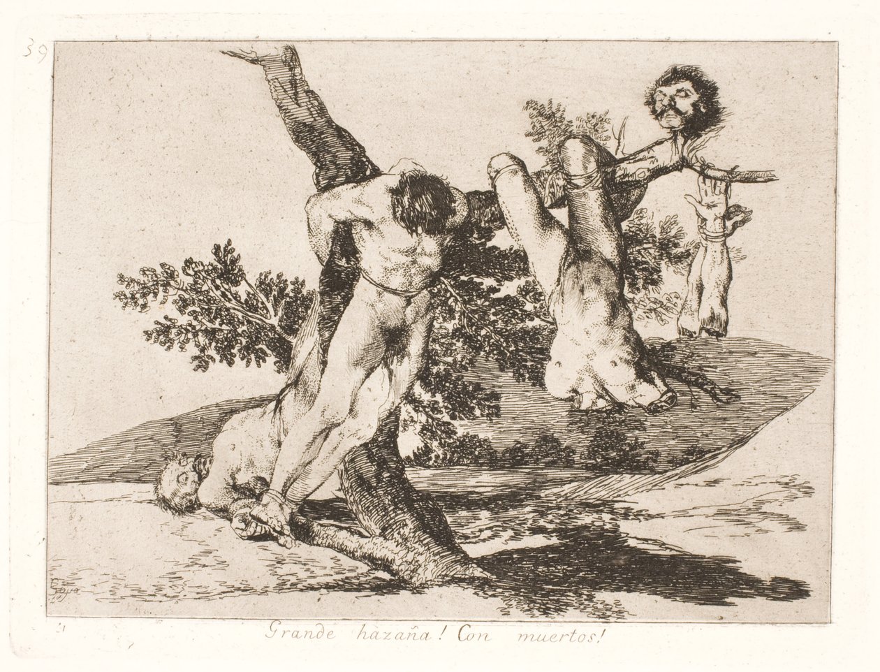Büyük cesaret! ölülerle yüzleşmek! (39) by Francisco de Goya