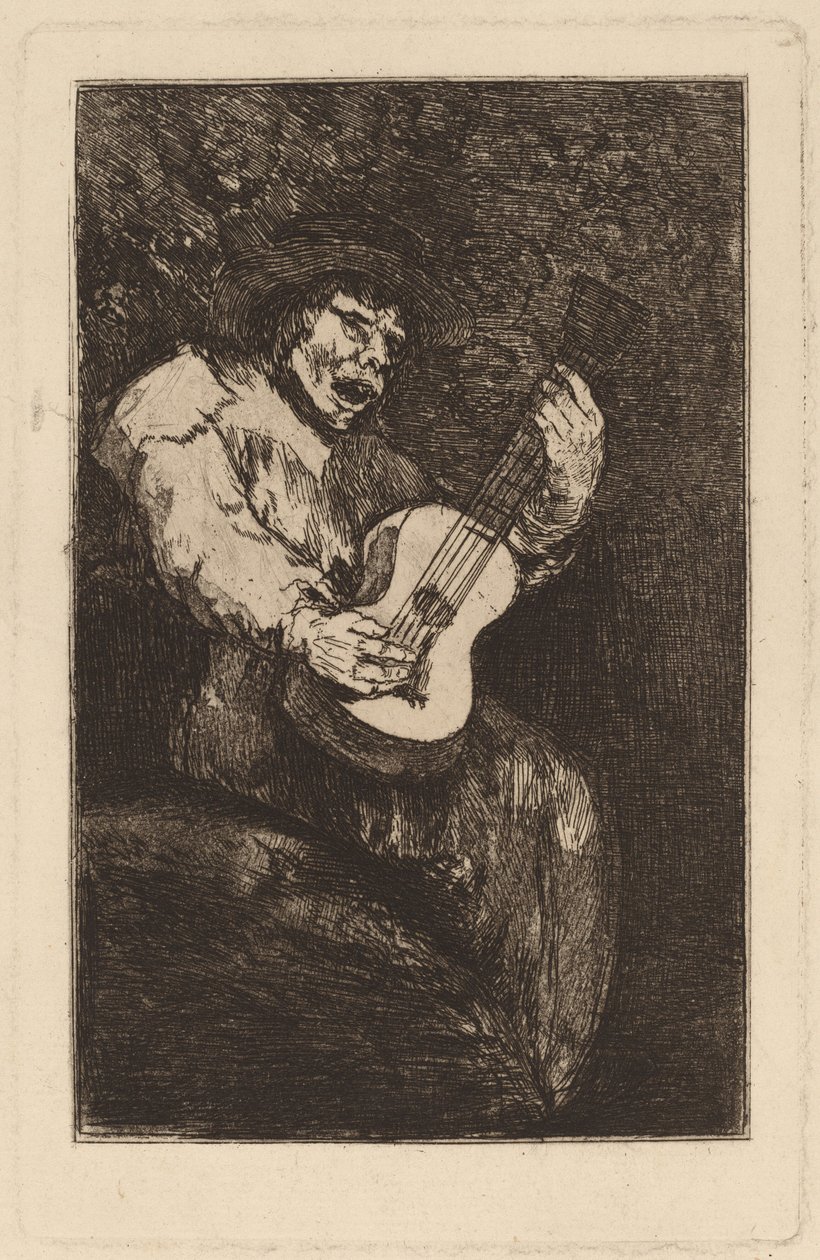 Kör Şarkıcı by Francisco de Goya
