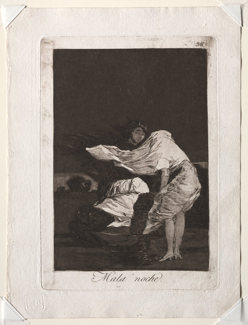 Caprichos: Kötü Bir Gece by Francisco de Goya