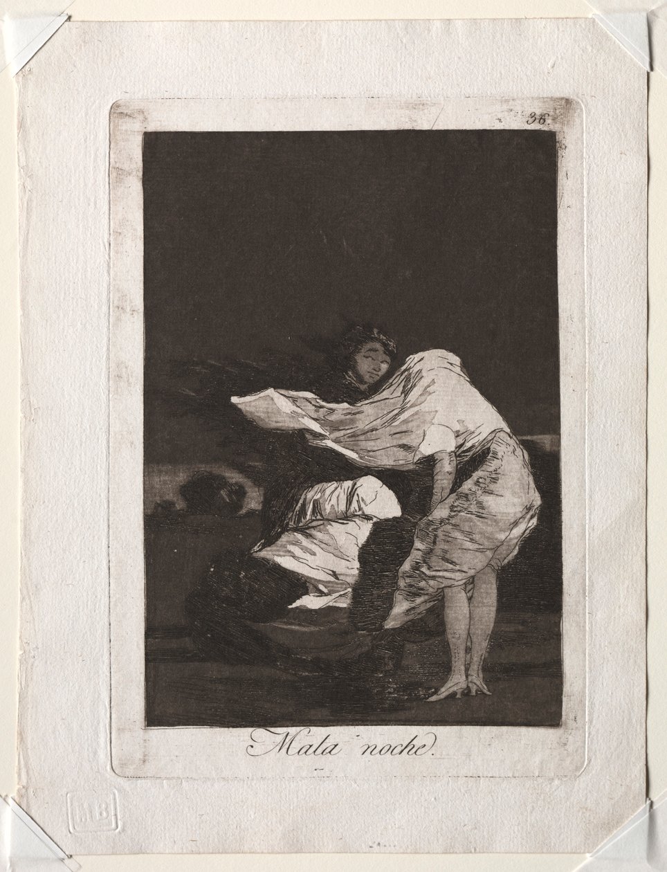 Caprichos: Kötü Bir Gece, 1799. by Francisco de Goya