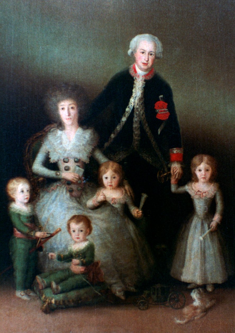 Osuna Dükü ve Ailesi, 1788 by Francisco de Goya
