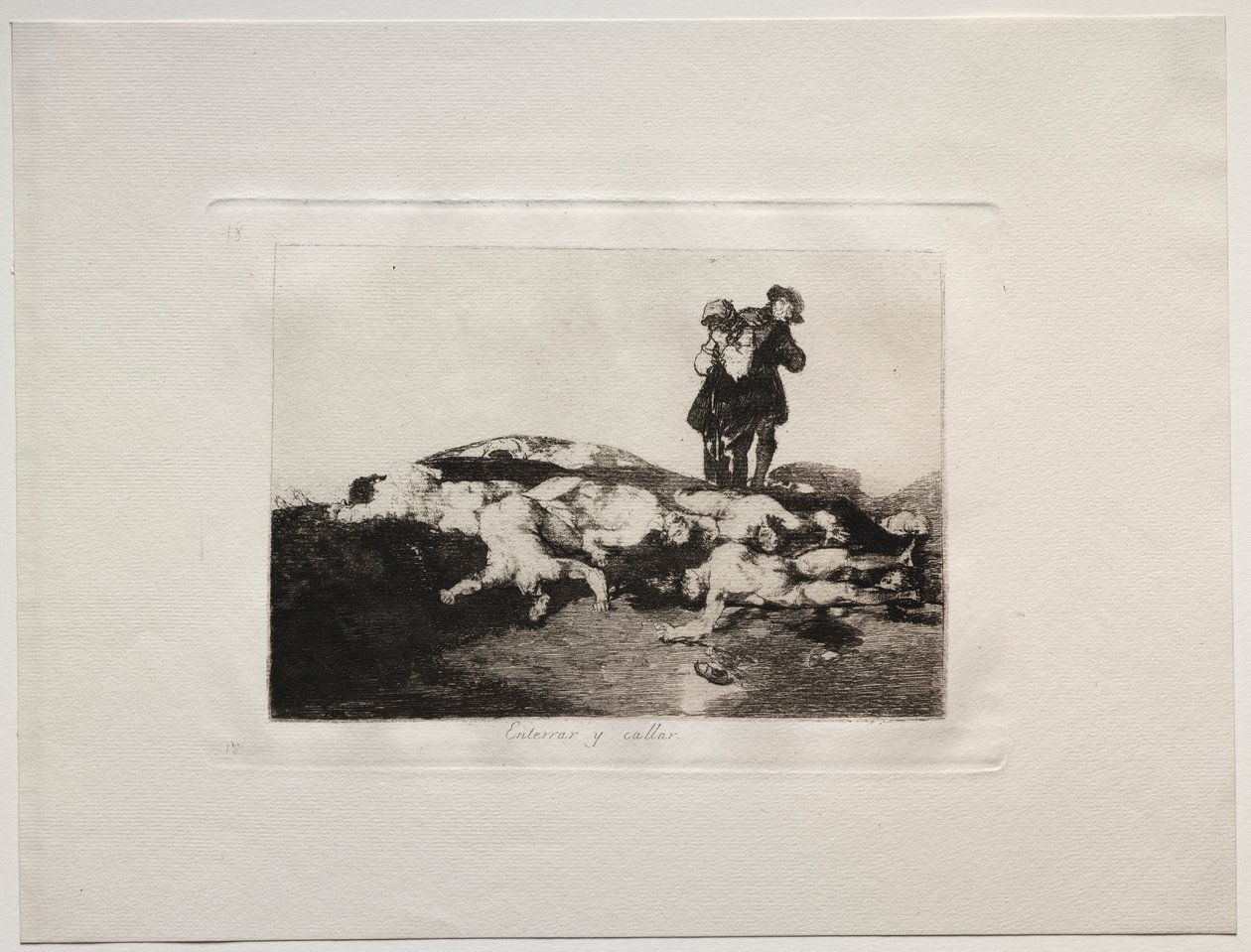 Savaşın Korkuları: Onları Gömün ve Sessiz Olun. by Francisco de Goya