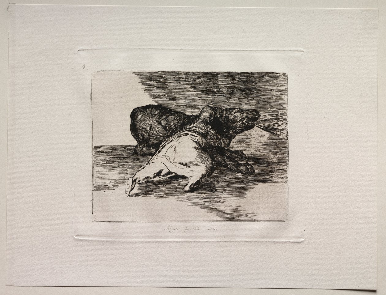 Savaşın Korkuları: Ondan Bir Şey Alır. by Francisco de Goya