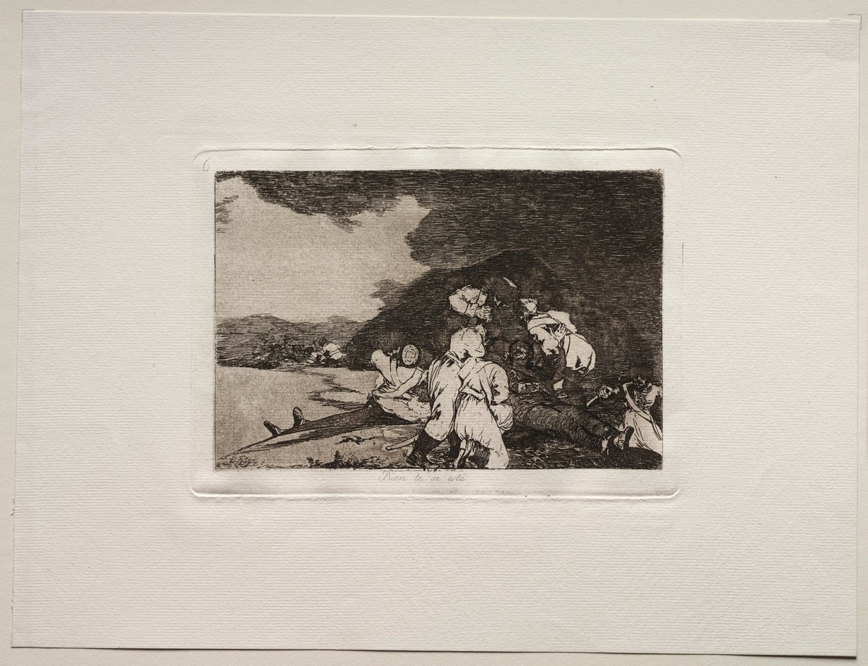 Savaşın Korkuları: Size İyi Hizmet Eder. by Francisco de Goya