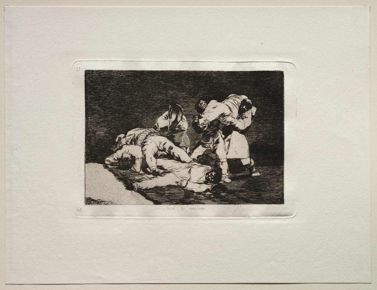 Savaşın Korkuları: Aynı Olacak by Francisco de Goya