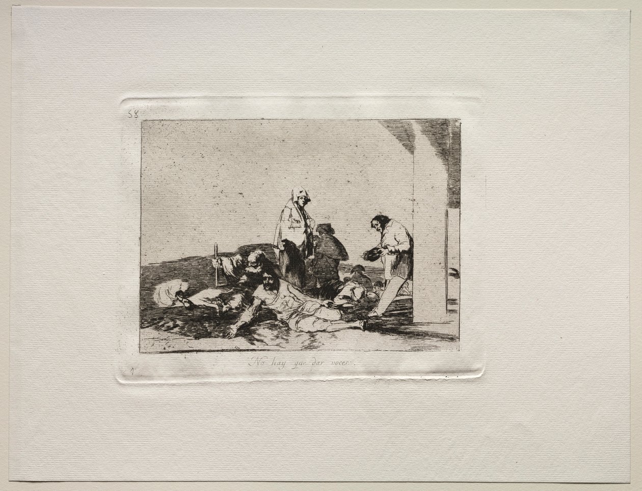 Savaşın Dehşetleri: Ağlamanın Faydası Yok. by Francisco de Goya