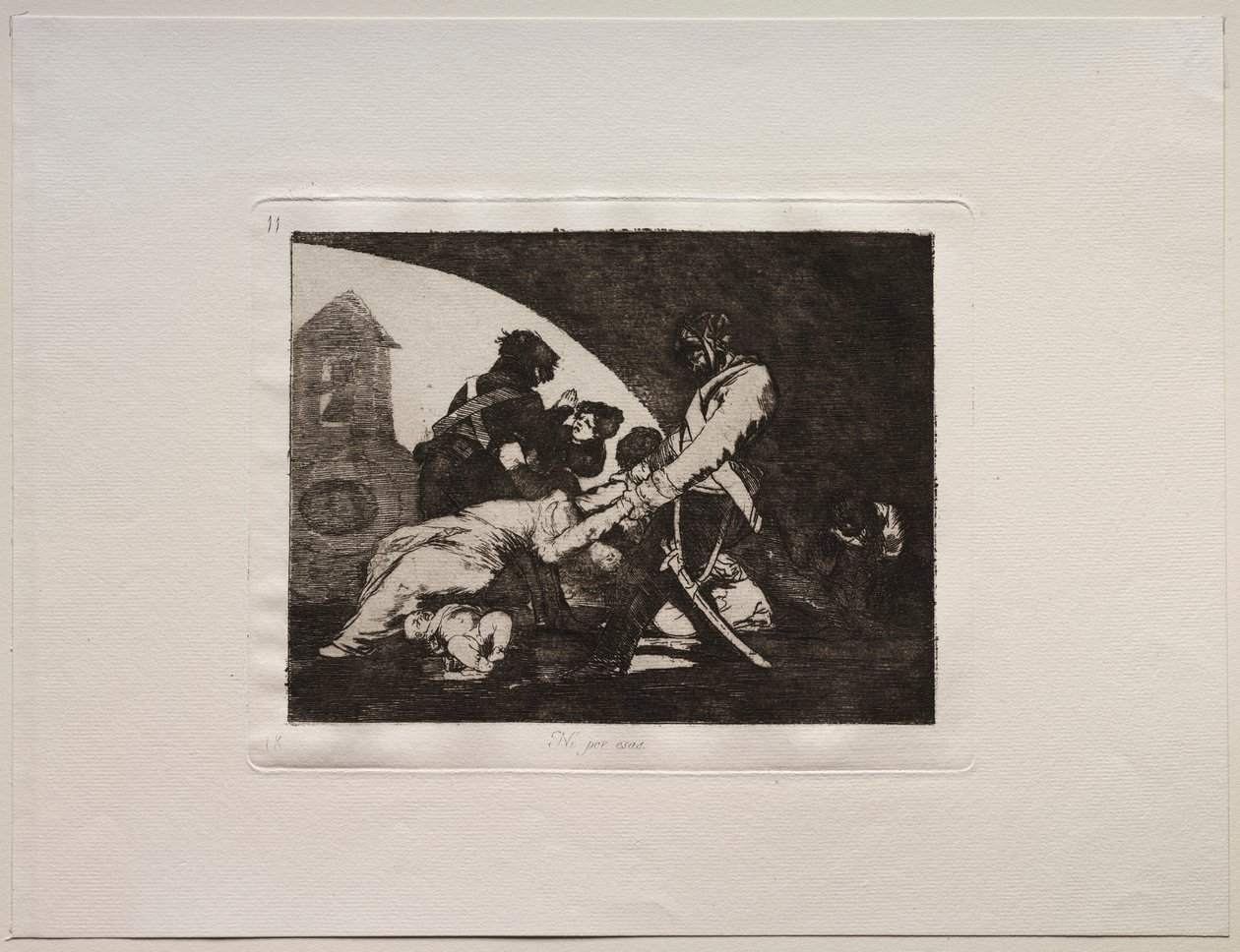 Savaşın Korkuları: Bunları da Yapmayın. by Francisco de Goya