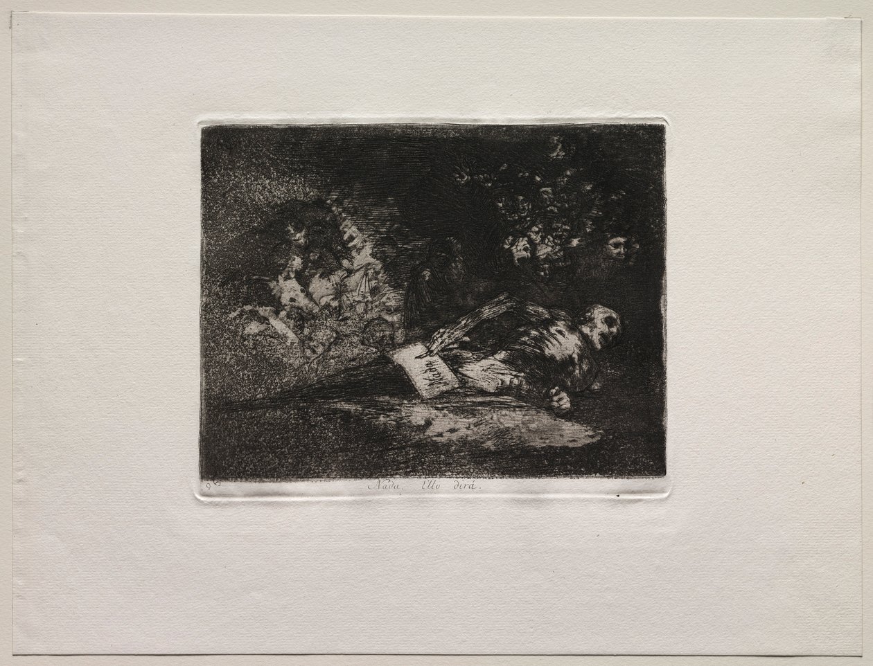 Savaşın Korkuları: Hiçbir Şey. Olay Anlatacak. by Francisco de Goya