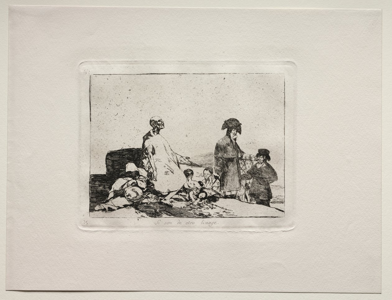 Savaşın Dehşetleri: Belki Başka Bir Irktandırlar by Francisco de Goya