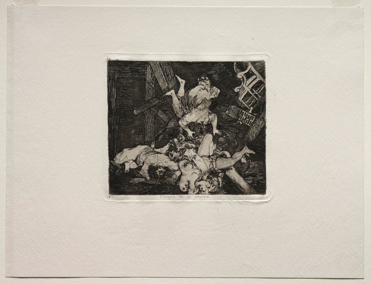 Savaşın Korkuları: Savaşın Yıkımları. by Francisco de Goya