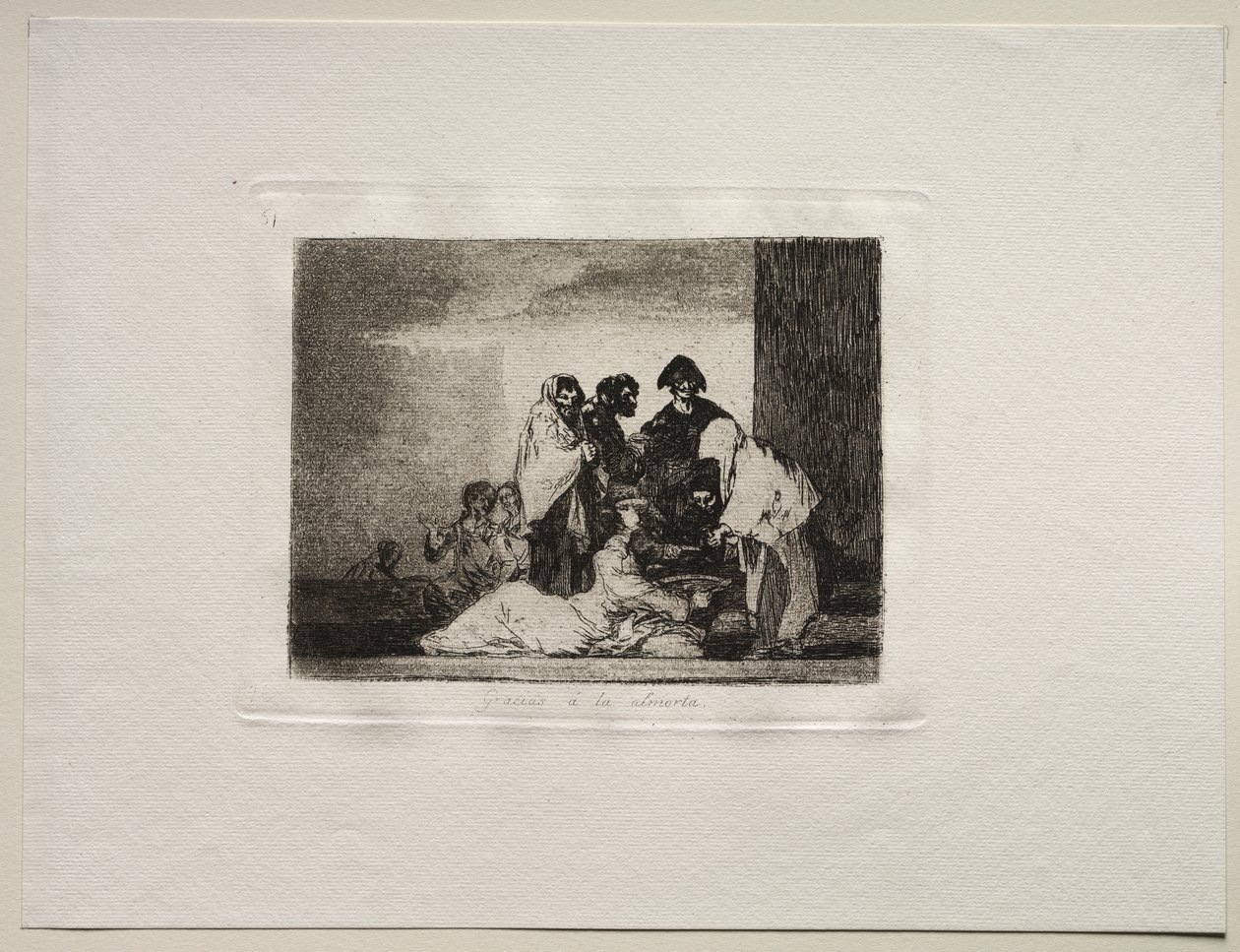 Savaşın Dehşetleri: Darı Sayesinde by Francisco de Goya