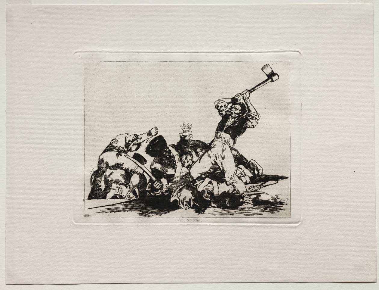 Savaşın Korkuları: Aynı by Francisco de Goya