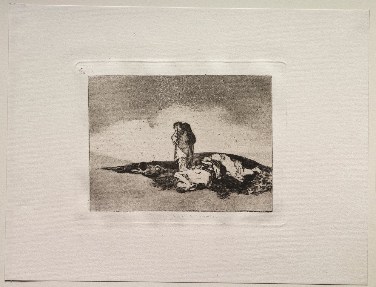 Savaşın Korkuları: Onlara Yardım Edecek Kimse Yok. by Francisco de Goya