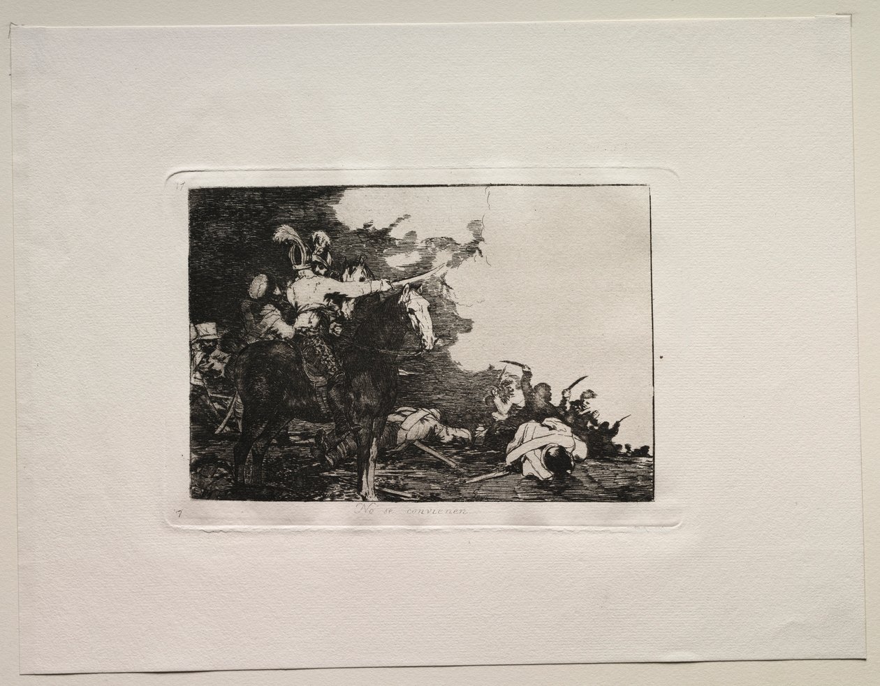 Savaşın Korkuları: Kabul Etmiyorlar. by Francisco de Goya