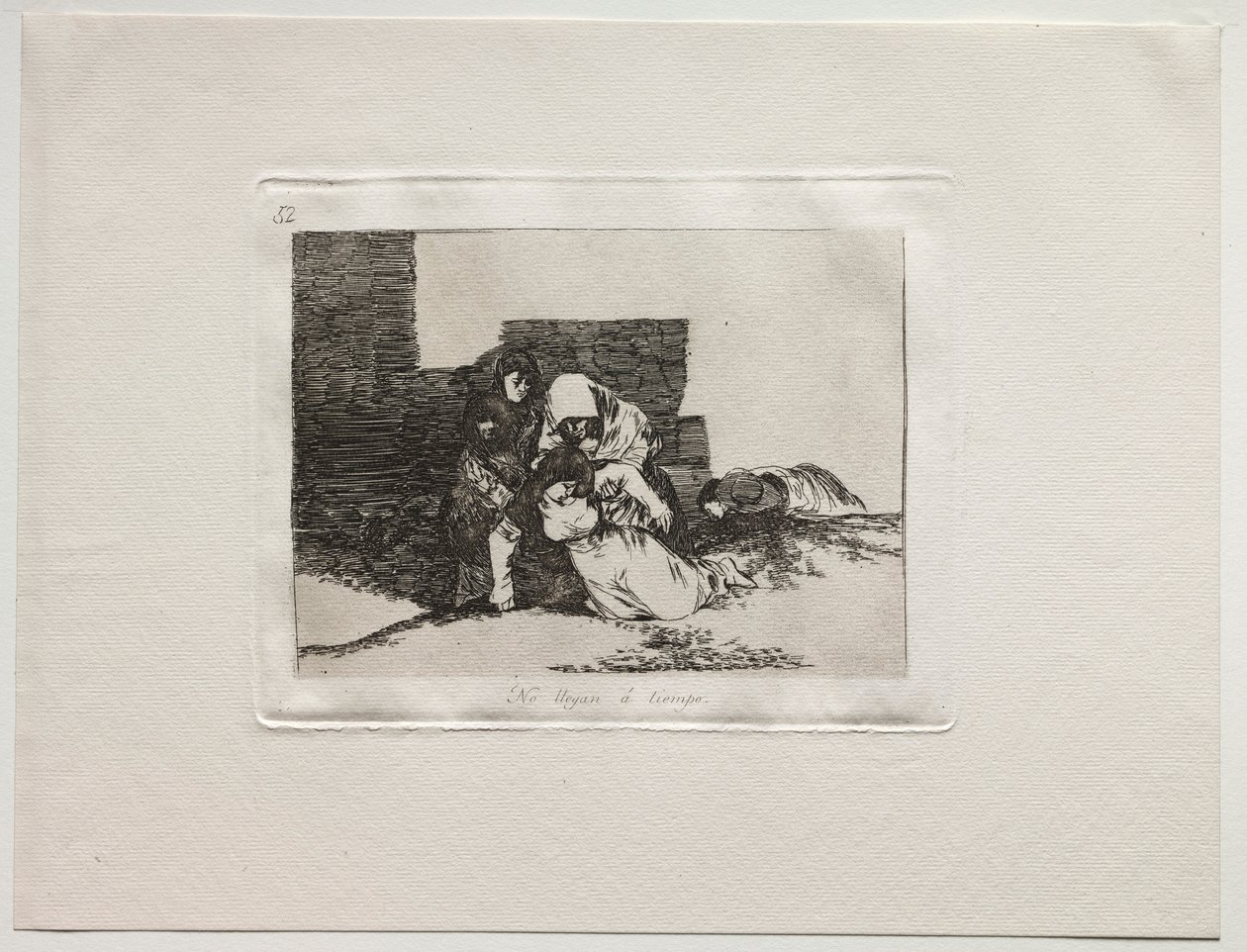 Savaşın Korkuları: Zamanında Gelmezler. by Francisco de Goya